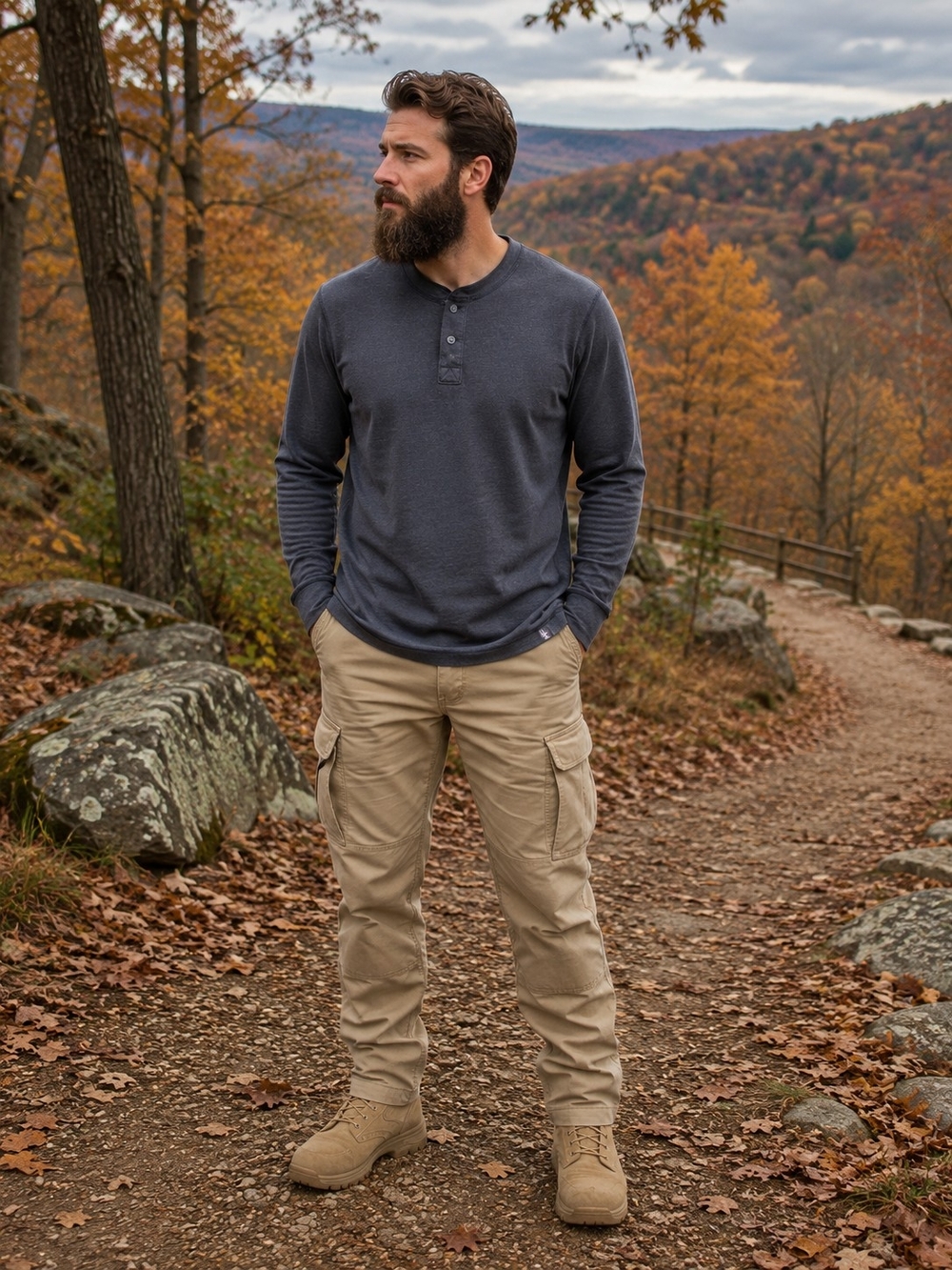 Eddie Bauer Ledgend Wash Long Sleeve T-shirt.